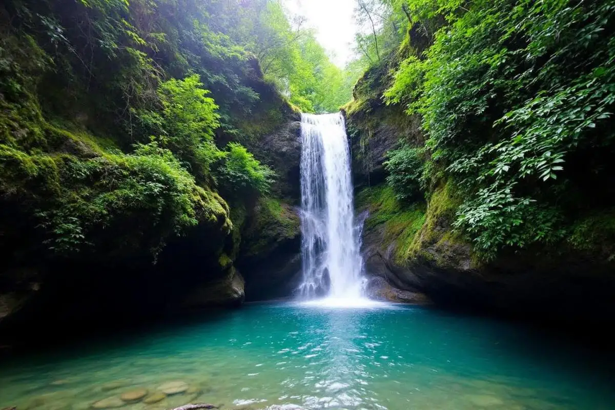 Chute d'eau secrète en Chartreuse