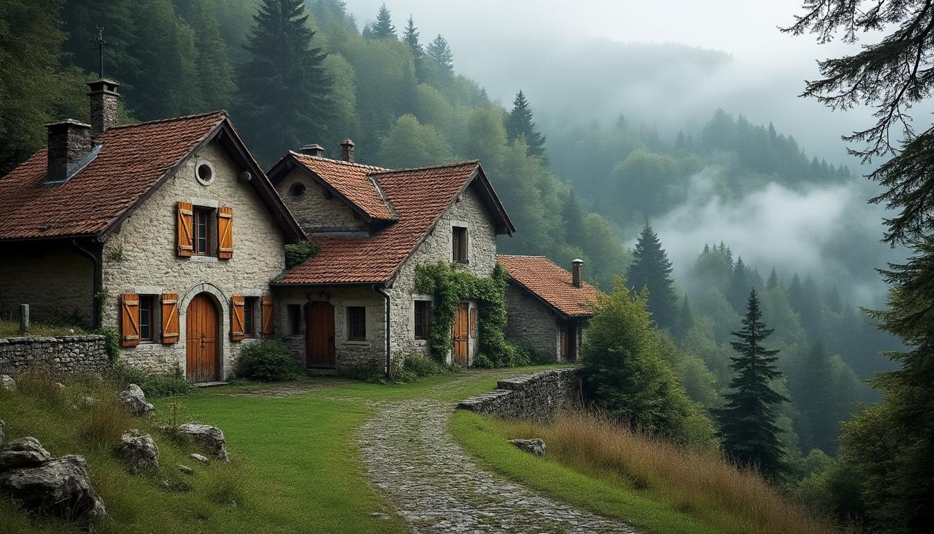 découvrez ce charmant hameau auvergnat niché au cœur d’une forêt millénaire, un lieu authentique qui séduit les voyageurs en quête de nature et de tranquillité.
