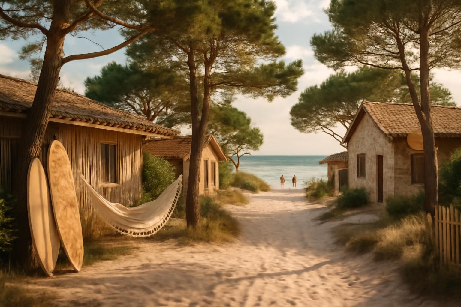découvrez un village bohème et paisible dans les landes, idéalement situé entre biarritz et hossegor, qui charme les amateurs de l'océan par son ambiance unique et son cadre naturel enchanteur.