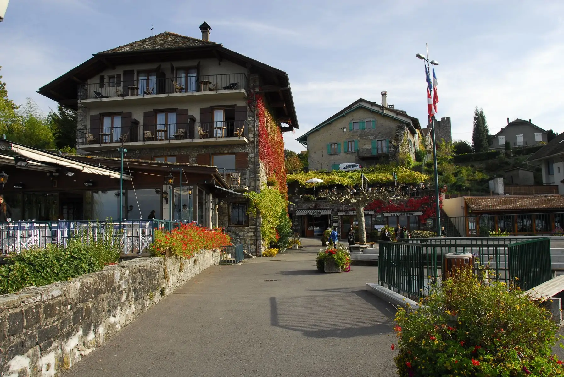 Yvoire depuis le port